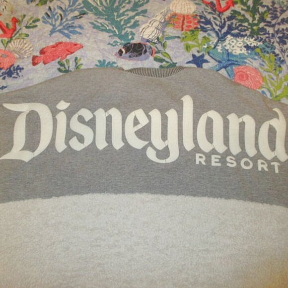 Disneyland Resort Spirit Jersey Sweatshirt Size M Fuzzy Sherpa Teddy Oversized - Picture 5 of 8